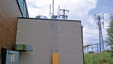 LadderGuard Kit Before