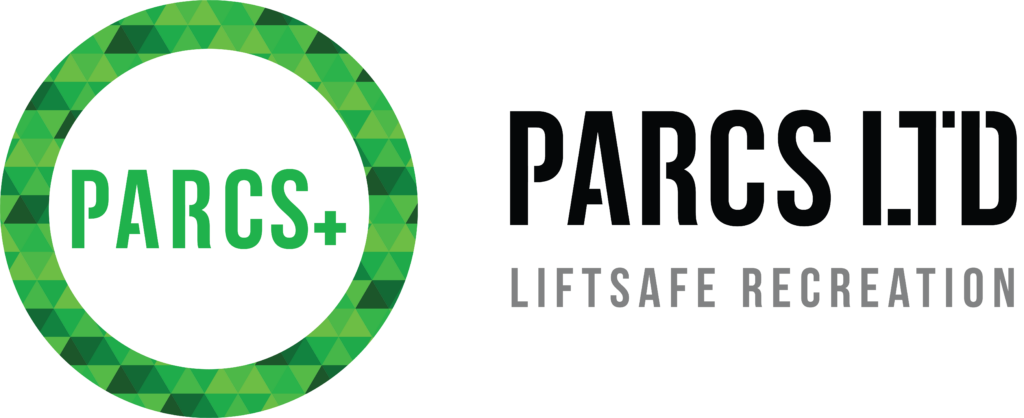 PARCS Logo green triangle vector